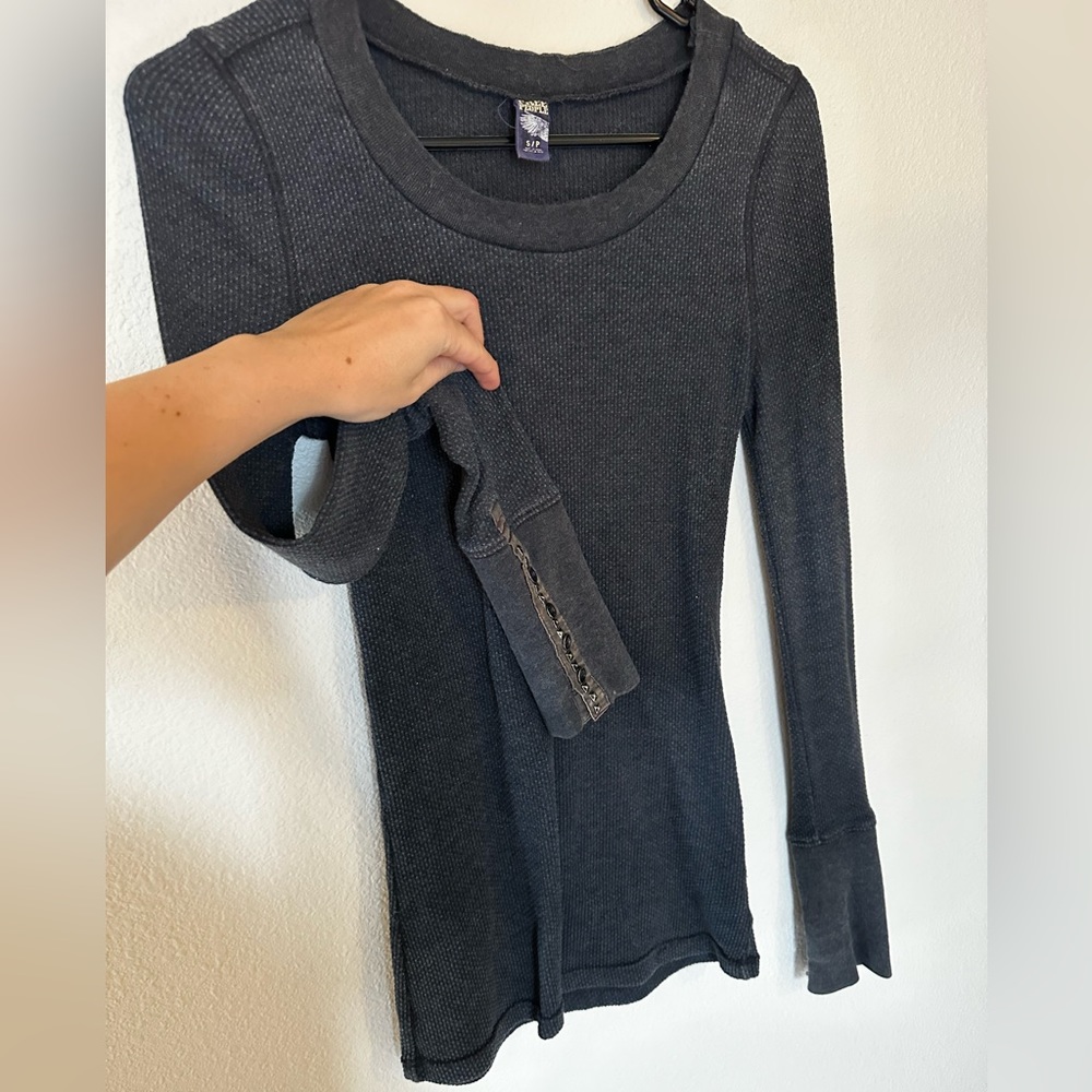 Free people grey long sleeve
